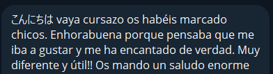 Testimonio alumno NihongoClick