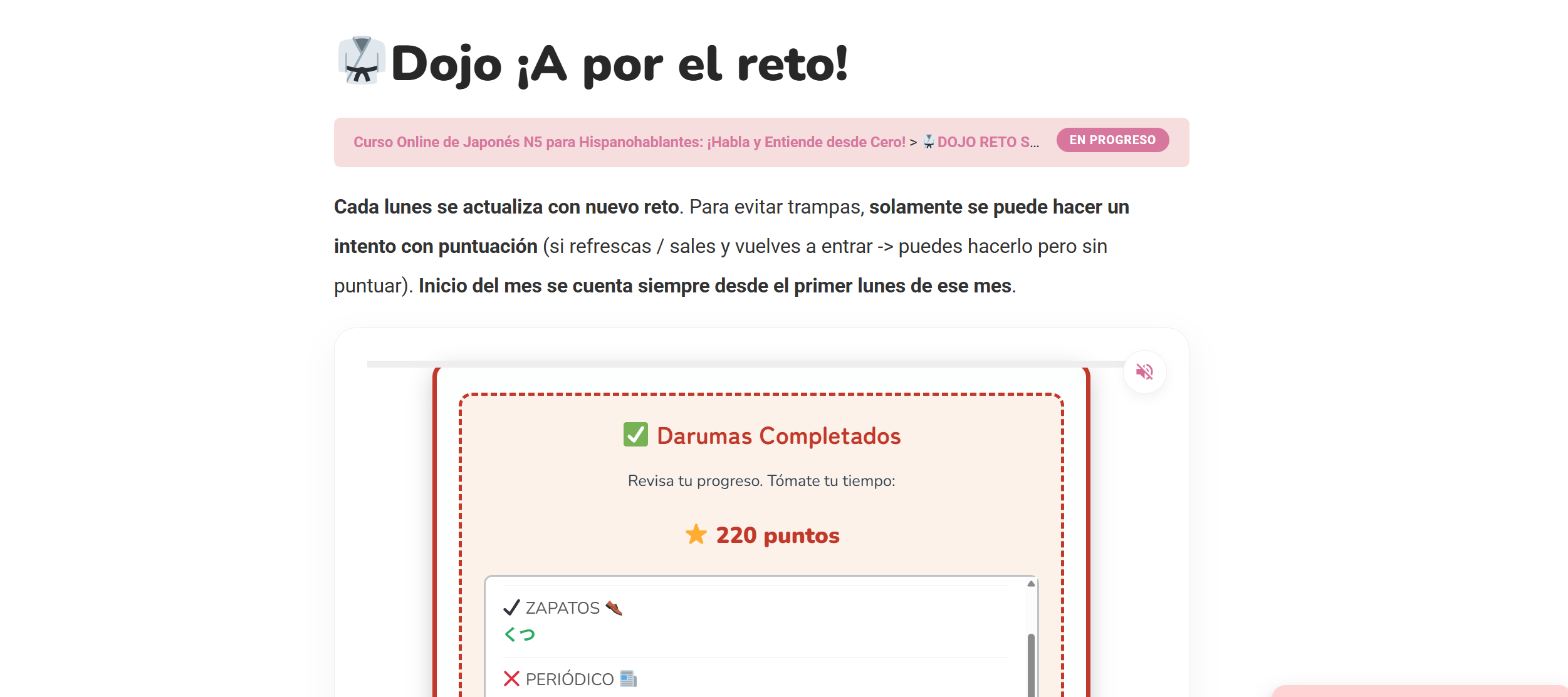Dojo reto semanal